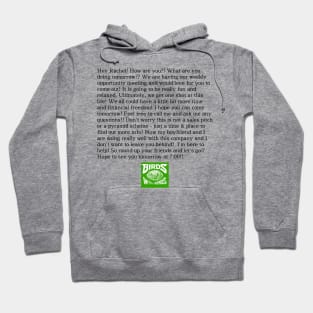 This is not a pyramid scheme (dark text) Hoodie